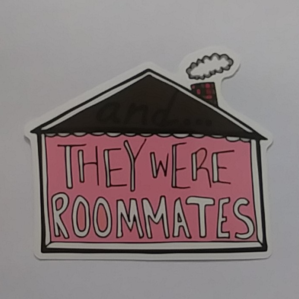 Roommates Sticker